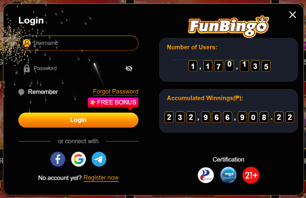 funbingo login
