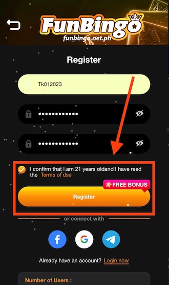 🎇 Step 5: Complete Registration